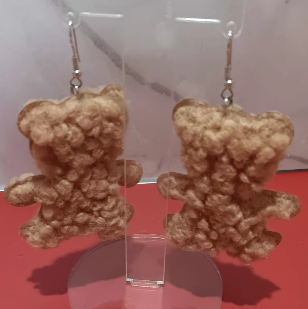 Cute Teddy Bear Earrings
